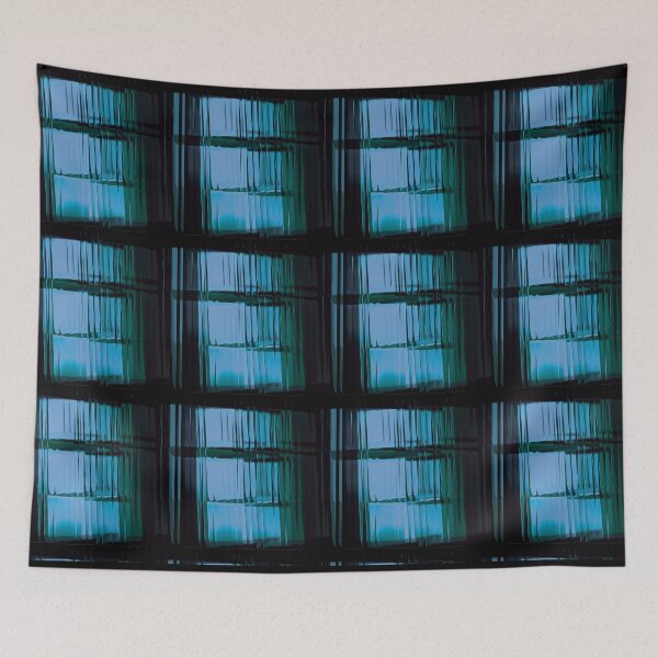 Item preview, Azure Elegance: Blue Glass Elegant Pattern designed and sold by Noorkin.