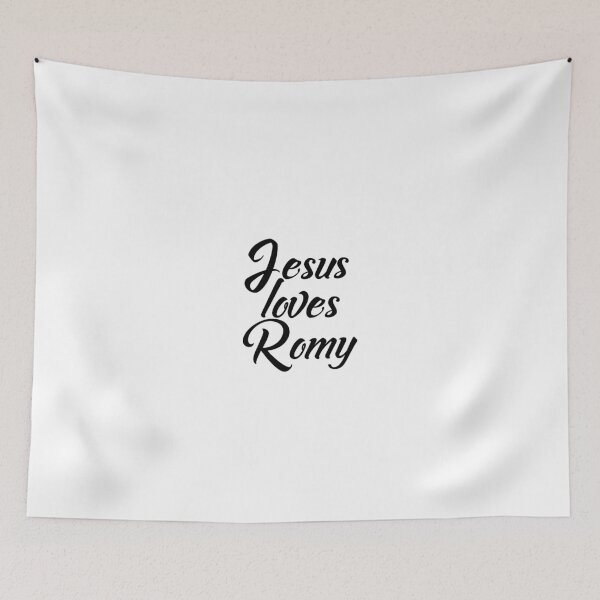 Item preview, Jesus loves Romy designed and sold by Shalomjoy.