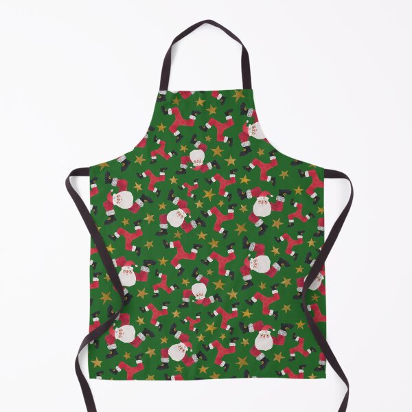 Item preview, Silly Santas on green designed and sold by crumpsticks.