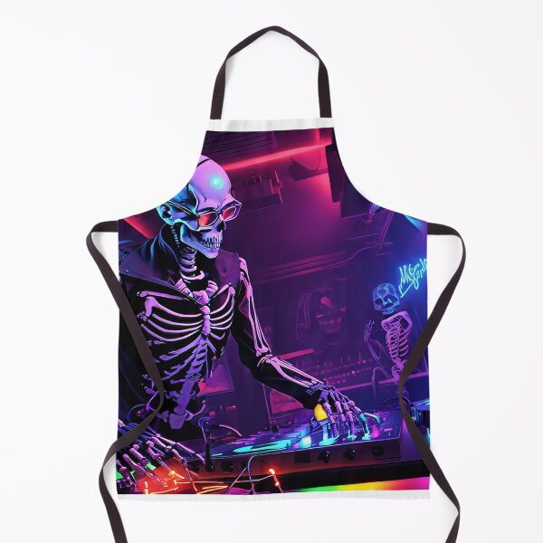 Item preview, A skeleton dj, mixer with record, with glasses designed and sold by karlosss.