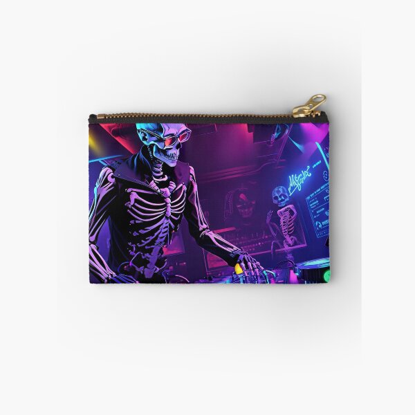 Item preview, A skeleton dj, mixer with record, with glasses designed and sold by karlosss.