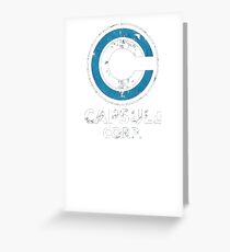 Capsule corporation Greeting Card