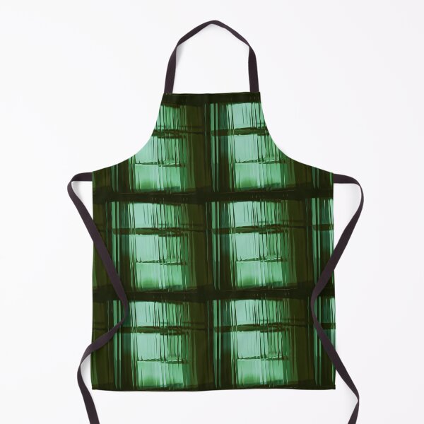 Item preview, Fresh Elegance: Green Glass Elegant Pattern designed and sold by Noorkin.