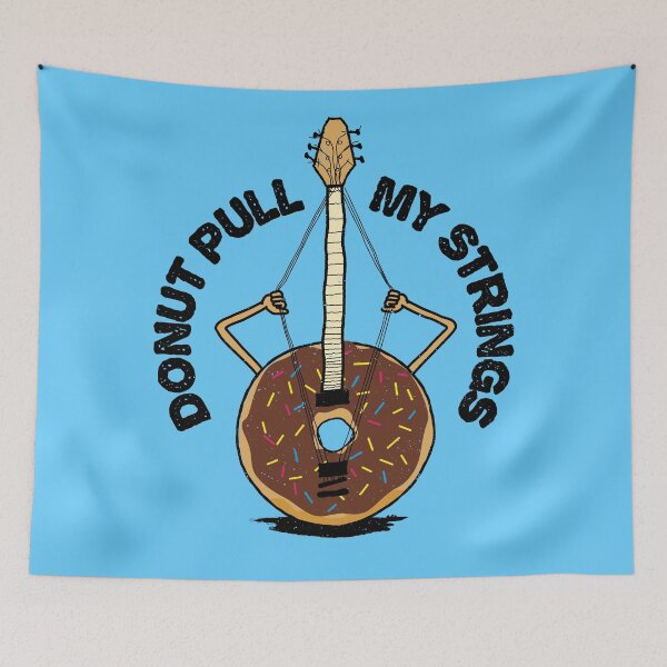 Item preview, Donut Pull My Strings - Banjo Pun designed and sold by propellerhead.