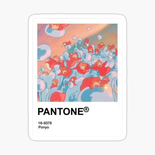 Autocollants Pantone Ponyo Sticker