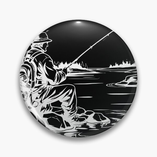 Item preview, Fisherman White Print designed and sold by SteadyRolling.