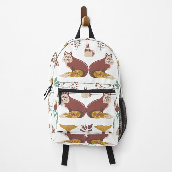 Item preview, Whimsical Forest Animals in a Bed of Wildflowers and Mushrooms designed and sold by apcreatively.