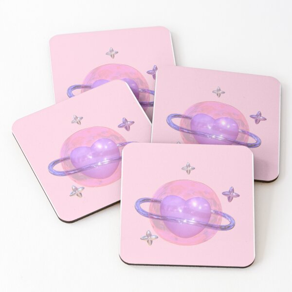 Item preview, Cute Pink Heart Saturn designed and sold by emidanielle.