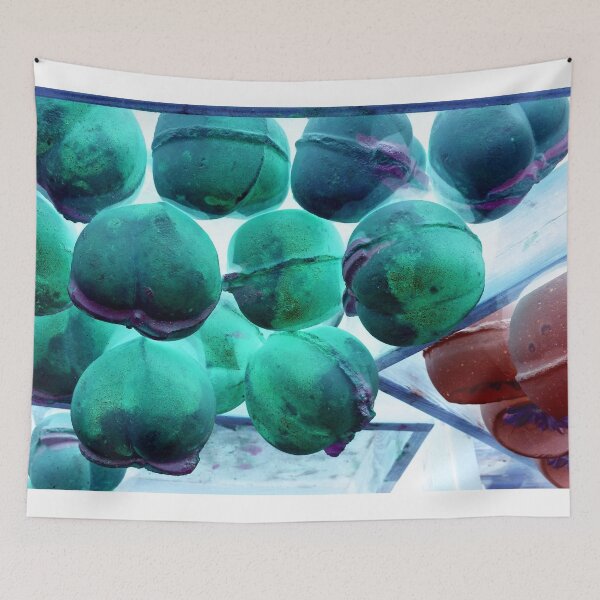 Item preview, Green, blue and red spherical shapes. designed and sold by Bradipino.