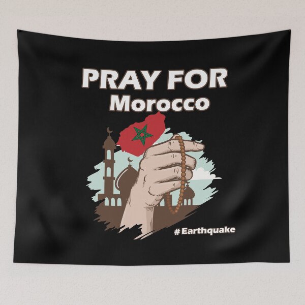 Item preview, Pray for Morocco, Save Morocco, Morocco Earthquake designed and sold by raspeed.