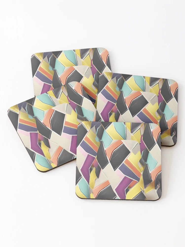 Thumbnail 1 of 5, Coasters (Set of 4), ABSTRACT 2 designed and sold by 7FloydStore.