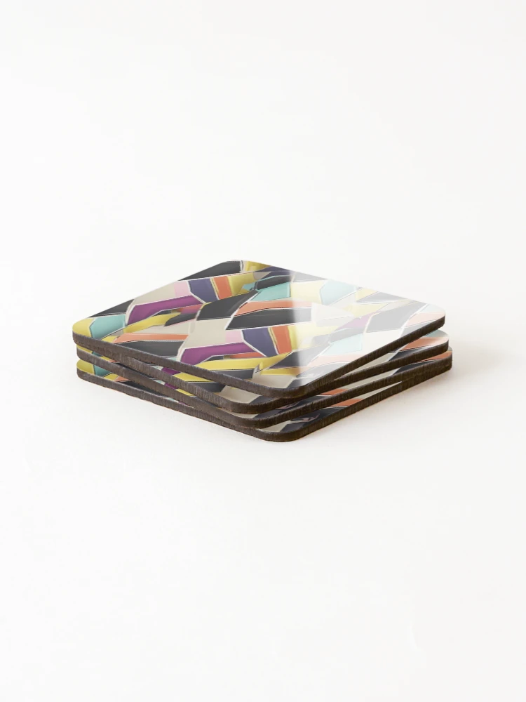 Thumbnail 4 of 5, Coasters (Set of 4), ABSTRACT 2 designed and sold by 7FloydStore.