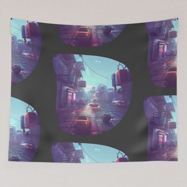 Item preview, Cyberpunk Street Scene 2 designed and sold by Chubuter.