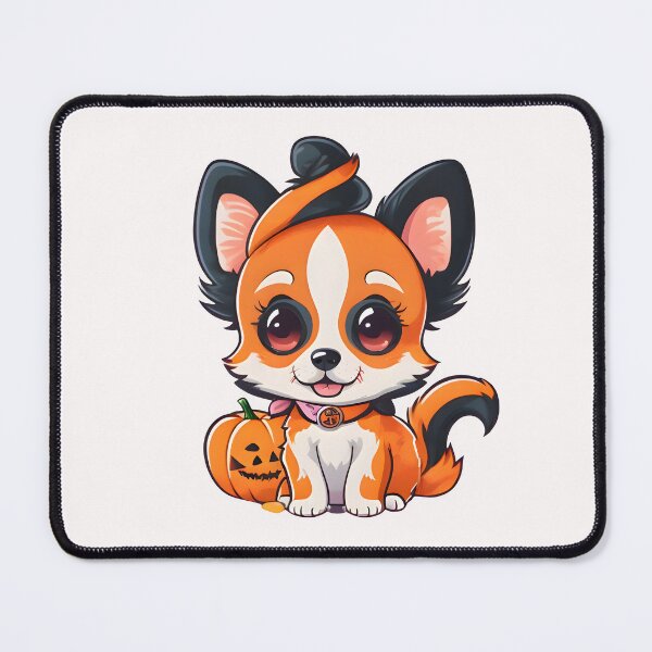Item preview, Seductive Halloween Puppy and Pumpkin designed and sold by BloomCatB.