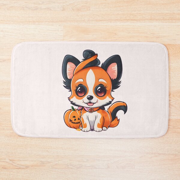 Item preview, Seductive Halloween Puppy and Pumpkin designed and sold by BloomCatB.