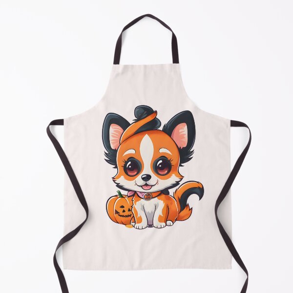 Item preview, Seductive Halloween Puppy and Pumpkin designed and sold by BloomCatB.