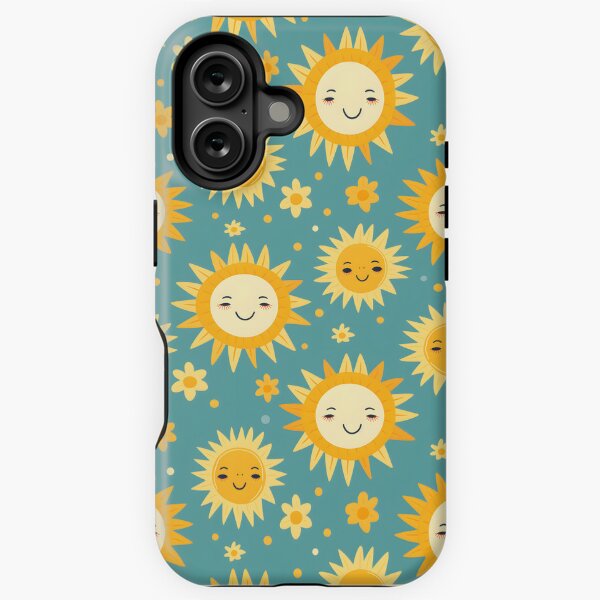 Item preview, Cute sunflowers smiling designed and sold by Trendy-Artistry.