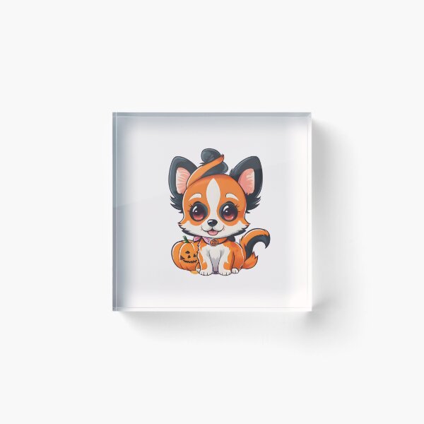 Item preview, Seductive Halloween Puppy and Pumpkin designed and sold by BloomCatB.
