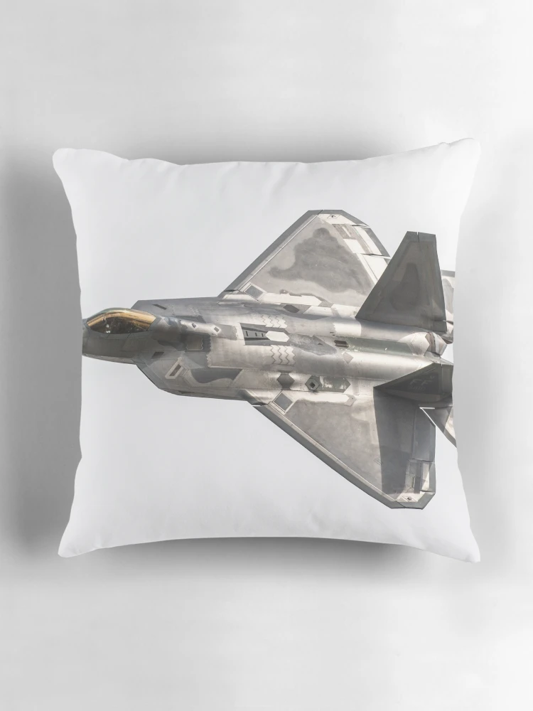 Thumbnail 3 of 4, Pillow, F22 - Raptor designed and sold by Mike Rivett.