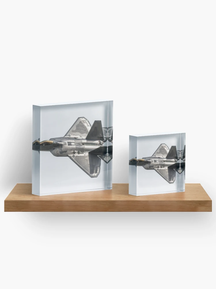 Thumbnail 3 of 5, Acrylic Block, F22 - Raptor designed and sold by Mike Rivett.