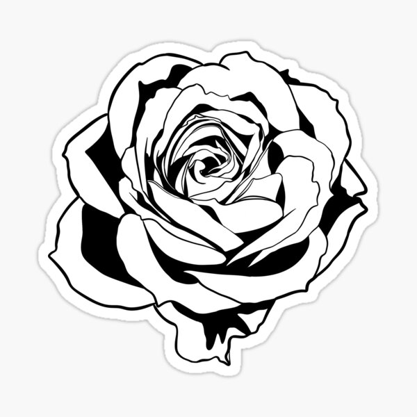 Valentine rose Sticker