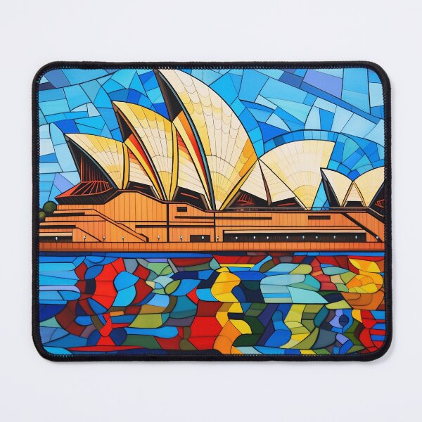 Item preview, The Sydney Opera House, Australia, Blue, AI Generated Art - A Distinctive Masterpiece of 20th Century Architecture  designed and sold by studioSharonKay.