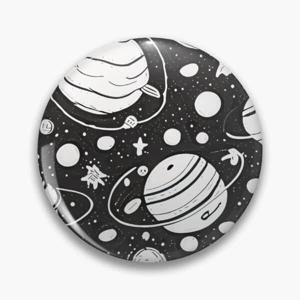 Item preview, Disorganized Space in Black and White designed and sold by sarabye.