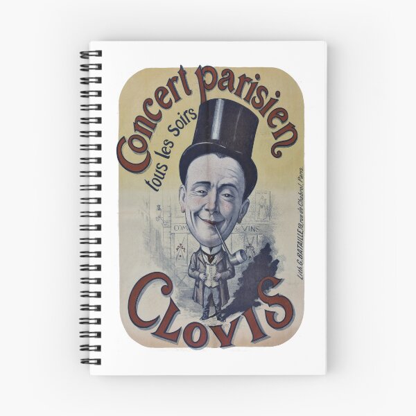Item preview, CLOVIS Parisian Concert Poster designed and sold by Cartsandrab.