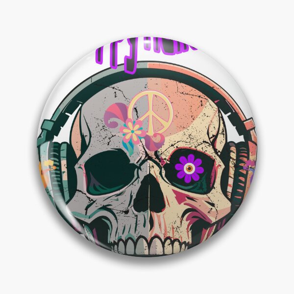 Item preview, Halloween skeleton head designed and sold by Shinetroves.