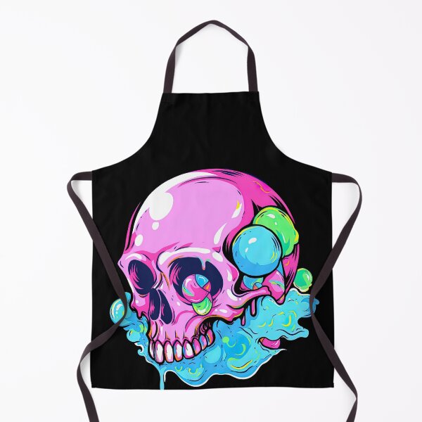 Item preview, Colorful Bubblegum Skull Lollipop Pink and Blue Sweets Juicy Spooky Halloween designed and sold by BubbleBone.
