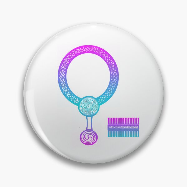 Item preview, Pictish Mirror and Comb designed and sold by CubingGenius.