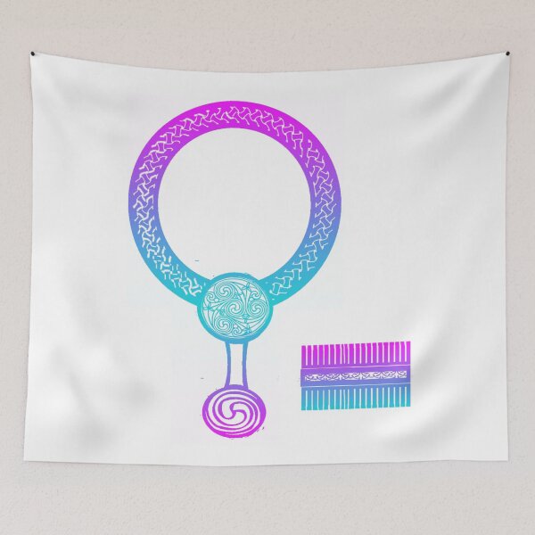 Item preview, Pictish Mirror and Comb designed and sold by CubingGenius.