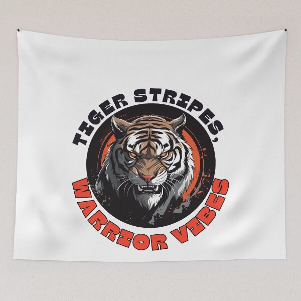 Item preview, Tiger Stripes Warrior Vibes designed and sold by Jerseysrd.
