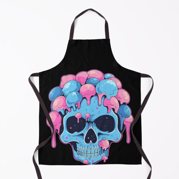 Item preview, Colorful Bubblegum Skull Lollipop Pink and Blue Sweets Juicy Spooky Halloween designed and sold by BubbleBone.