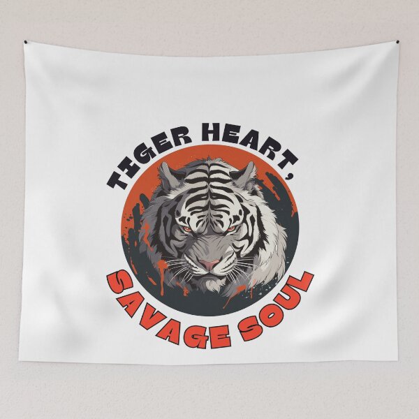 Item preview, Tiger Heart, Savage Soul designed and sold by Jerseysrd.