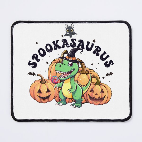 Item preview, Spookasaurus | Funny Dinosaurs, Bats And Pumpkins Halloween  | Whimsical Autumn and Halloween Delights Collection designed and sold by Ali Doodles.