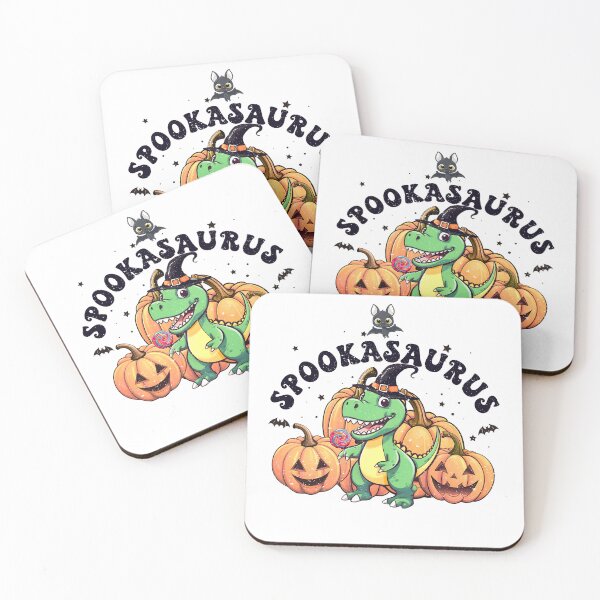Item preview, Spookasaurus | Funny Dinosaurs, Bats And Pumpkins Halloween  | Whimsical Autumn and Halloween Delights Collection designed and sold by Ali Doodles.