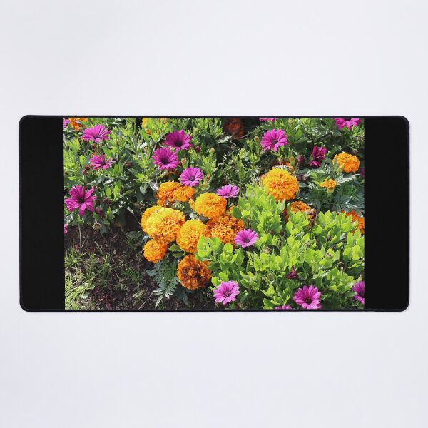Item preview, Orange hydrangeas and purple daisies designed and sold by FallenTrickster.