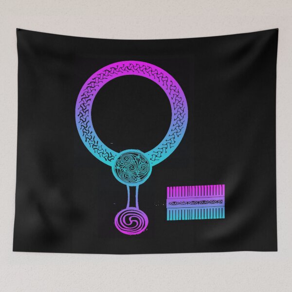 Item preview, Pictish Mirror and Comb designed and sold by CubingGenius.