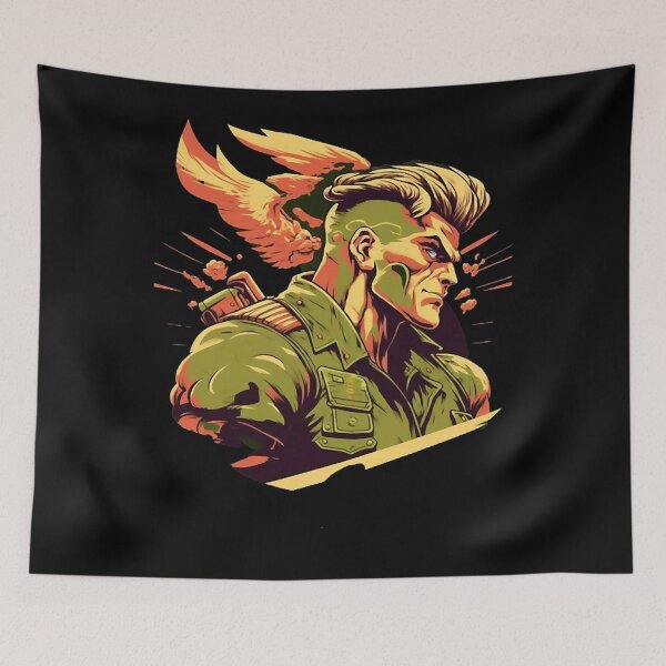 Item preview, Guile Street Fighter Design - Original Artwork designed and sold by DesignerBomboo.