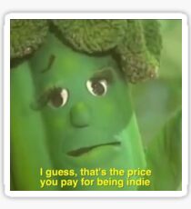 Indie Vegetable Sticker