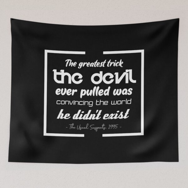 Item preview, Movie Quote Usual Suspect  	 designed and sold by eqovvdme10.