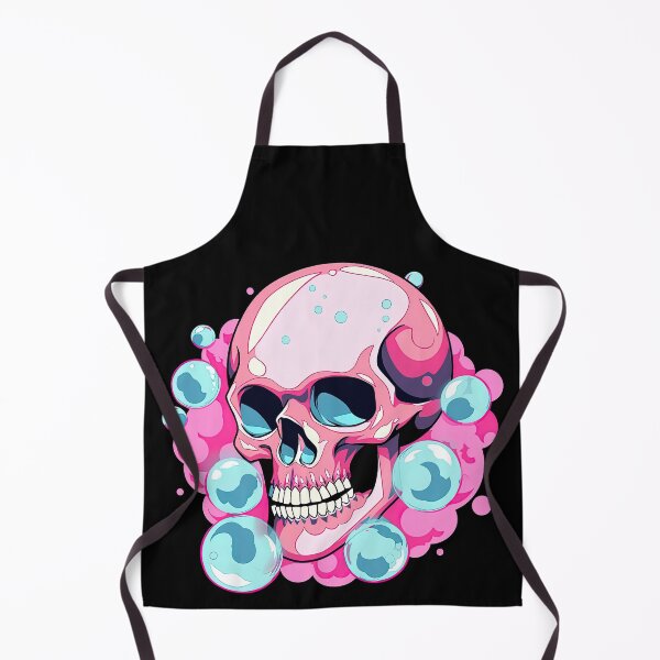 Item preview, Colorful Bubblegum Skull Lollipop Pink and Blue Sweets Juicy Spooky Halloween designed and sold by BubbleBone.