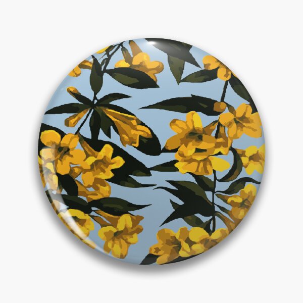 Item preview, Gelsemium Sempervirens Carolina Jasmine Blossom Vector designed and sold by taiche.