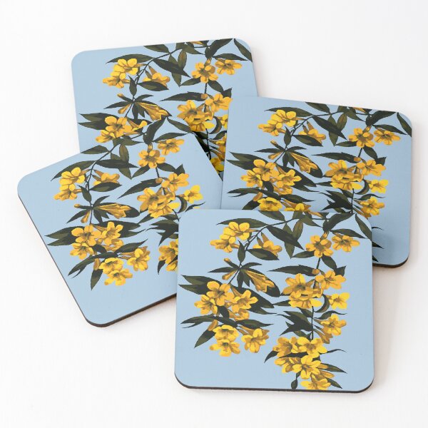 Item preview, Gelsemium Sempervirens Carolina Jasmine Blossom Vector designed and sold by taiche.