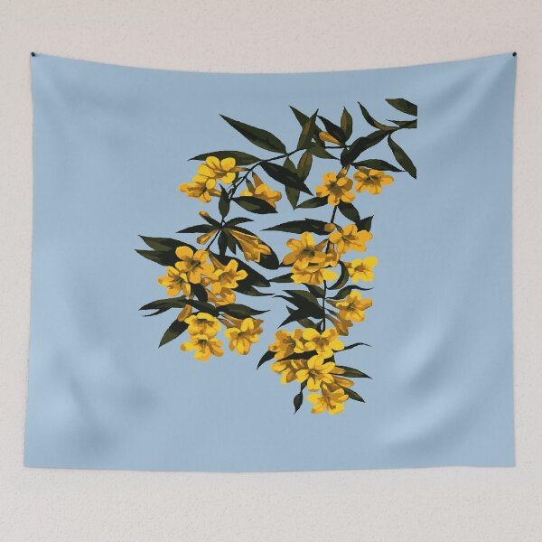 Item preview, Gelsemium Sempervirens Carolina Jasmine Blossom Vector designed and sold by taiche.