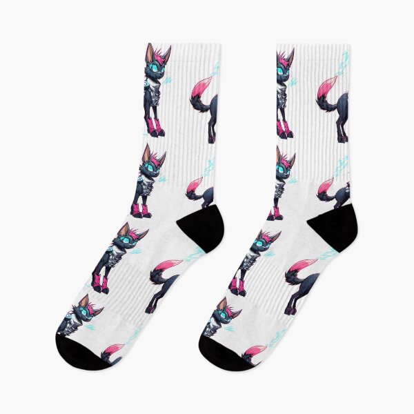 Item preview, Cyberpunk Cat in Neon Colors designed and sold by SchorlCraft.