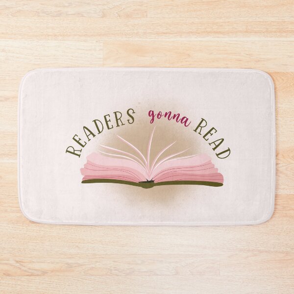 Item preview, "Readers Gonna Read" text design featuring an open book designed and sold by javajossi.