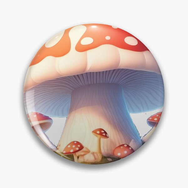 Item preview, Fantasy Mushroom Sticker: Cinematic 3D Vector Art with Whimsical Charm designed and sold by WASjourney.