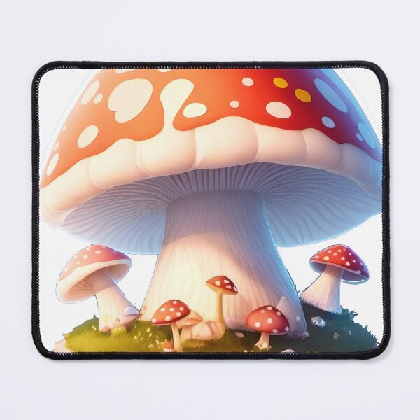 Item preview, Fantasy Mushroom Sticker: Cinematic 3D Vector Art with Whimsical Charm designed and sold by WASjourney.